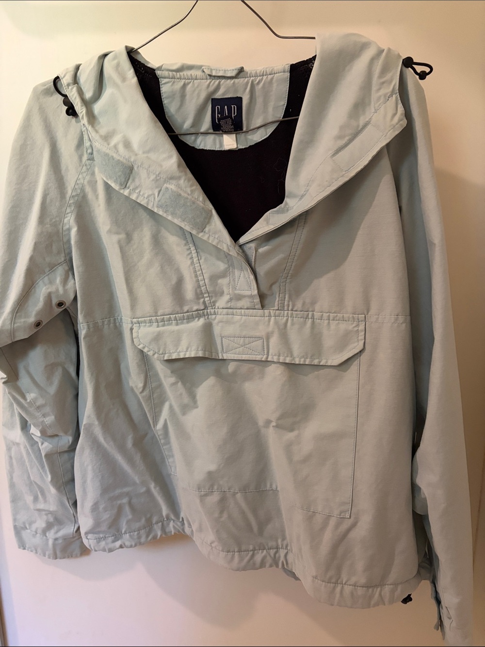 GAP Women's small light blue 1990s Anorak